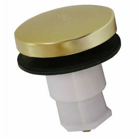 JONES STEPHENS Polished Brass 5/16 in. Toe Touch Tub Drain Cartridge P35055